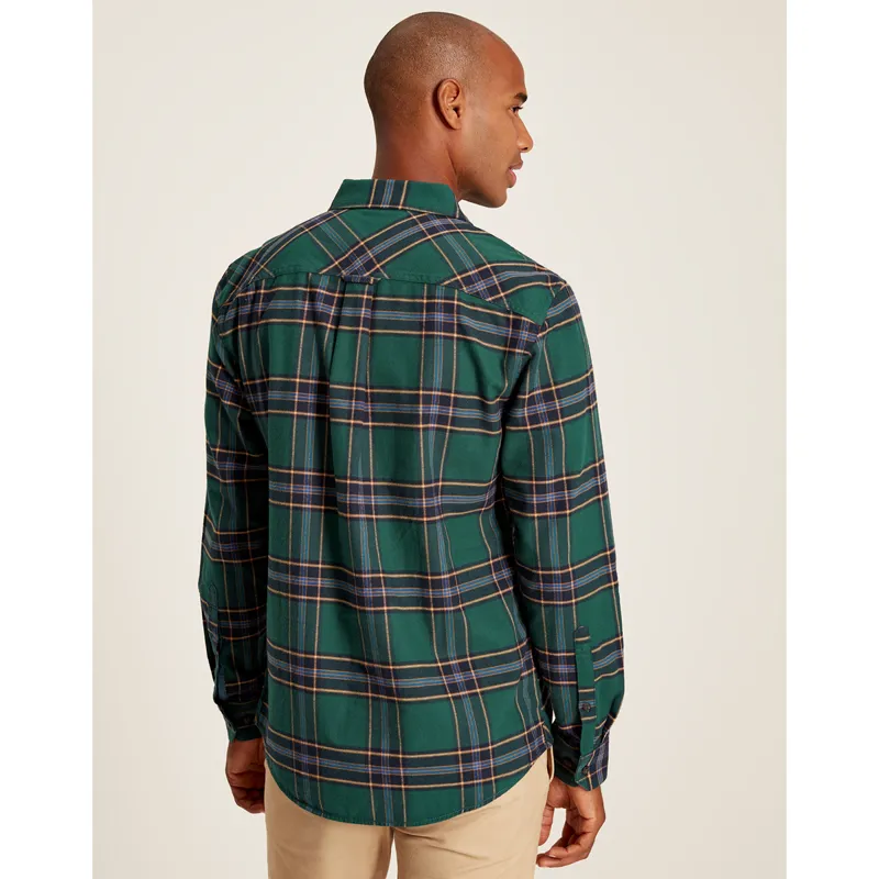 Joules Men's Buchannon Shirt - Green Pink Check-2